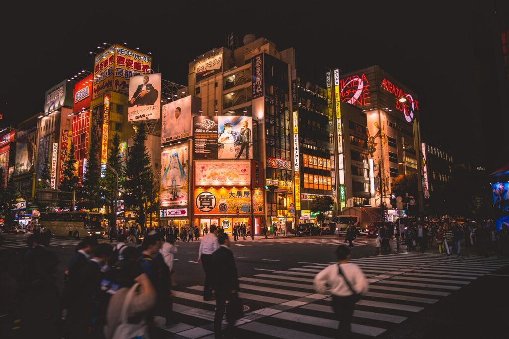 Shame will save the world - image of Tokyo at night