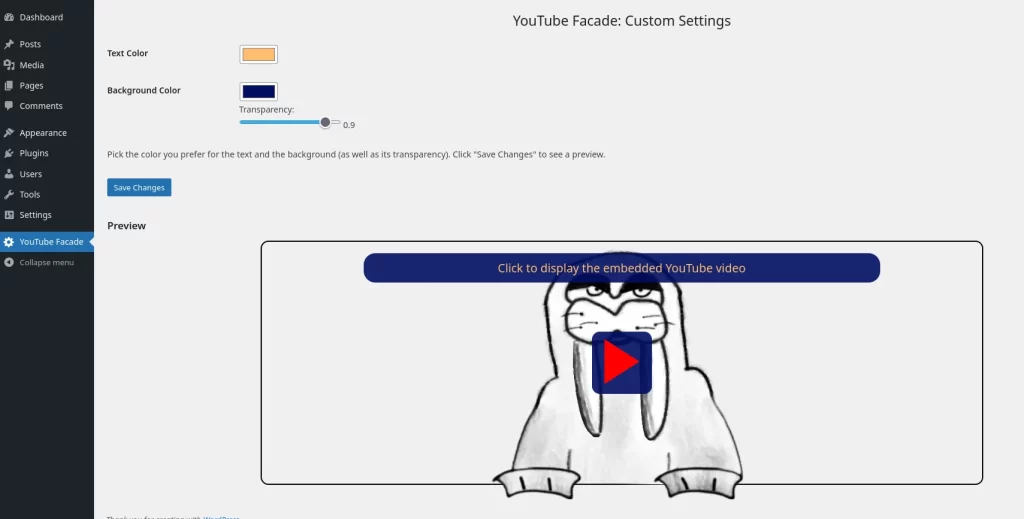 YouTube facade premium: dashboard screenshot